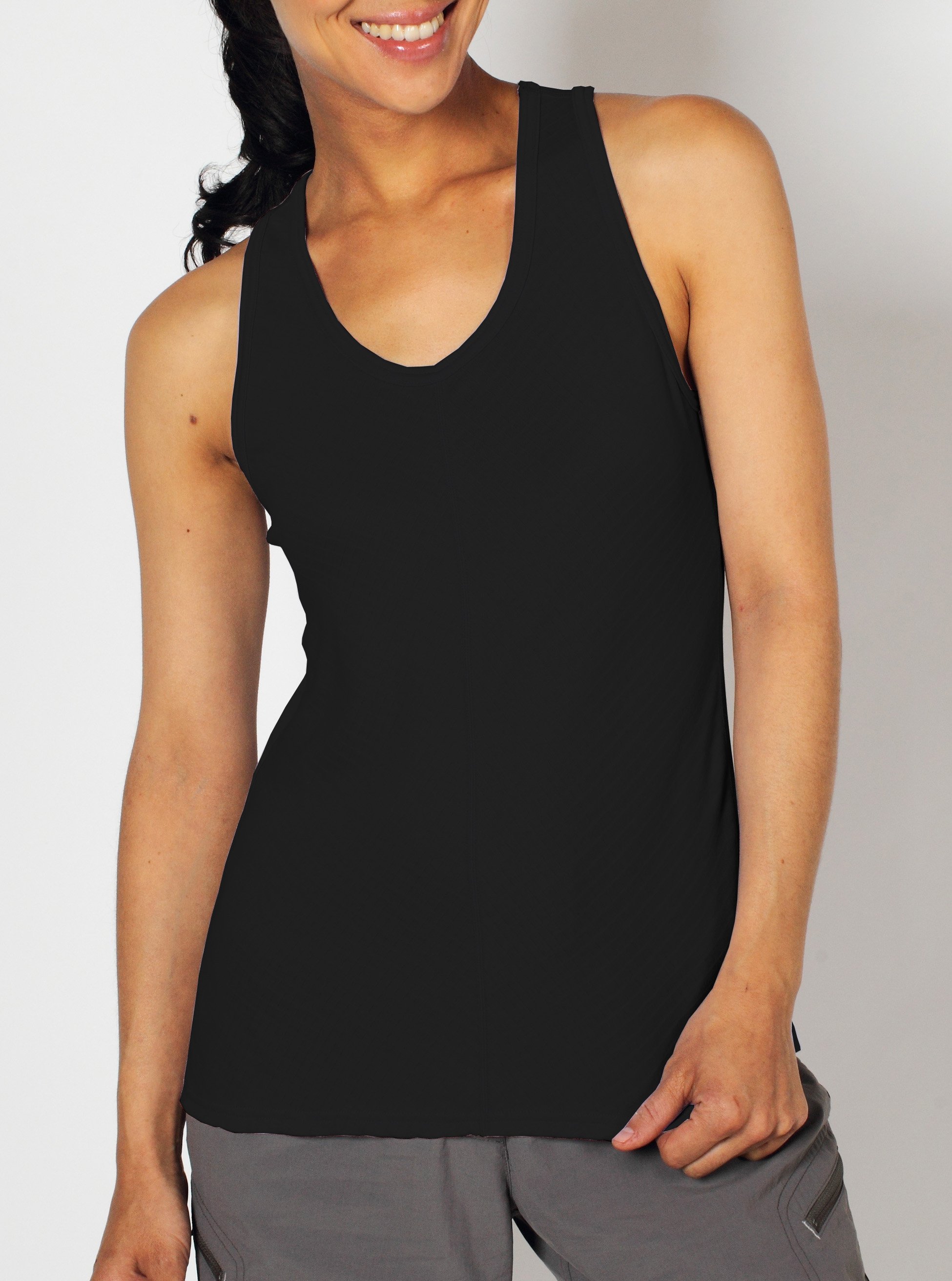 The ExO Dri Lattice Tank is a performance shirt with a stylish look, and ...