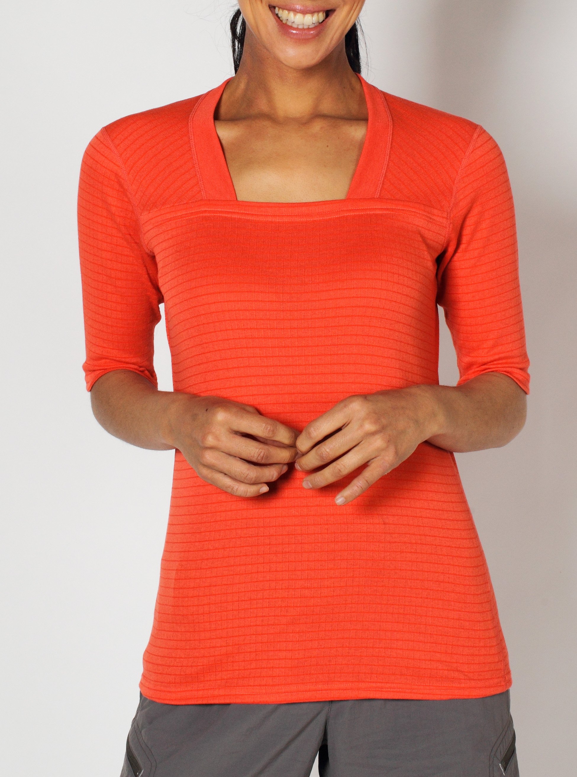 The ExO Dri Lattice Tee is a performance shirt with a stylish look, and ...