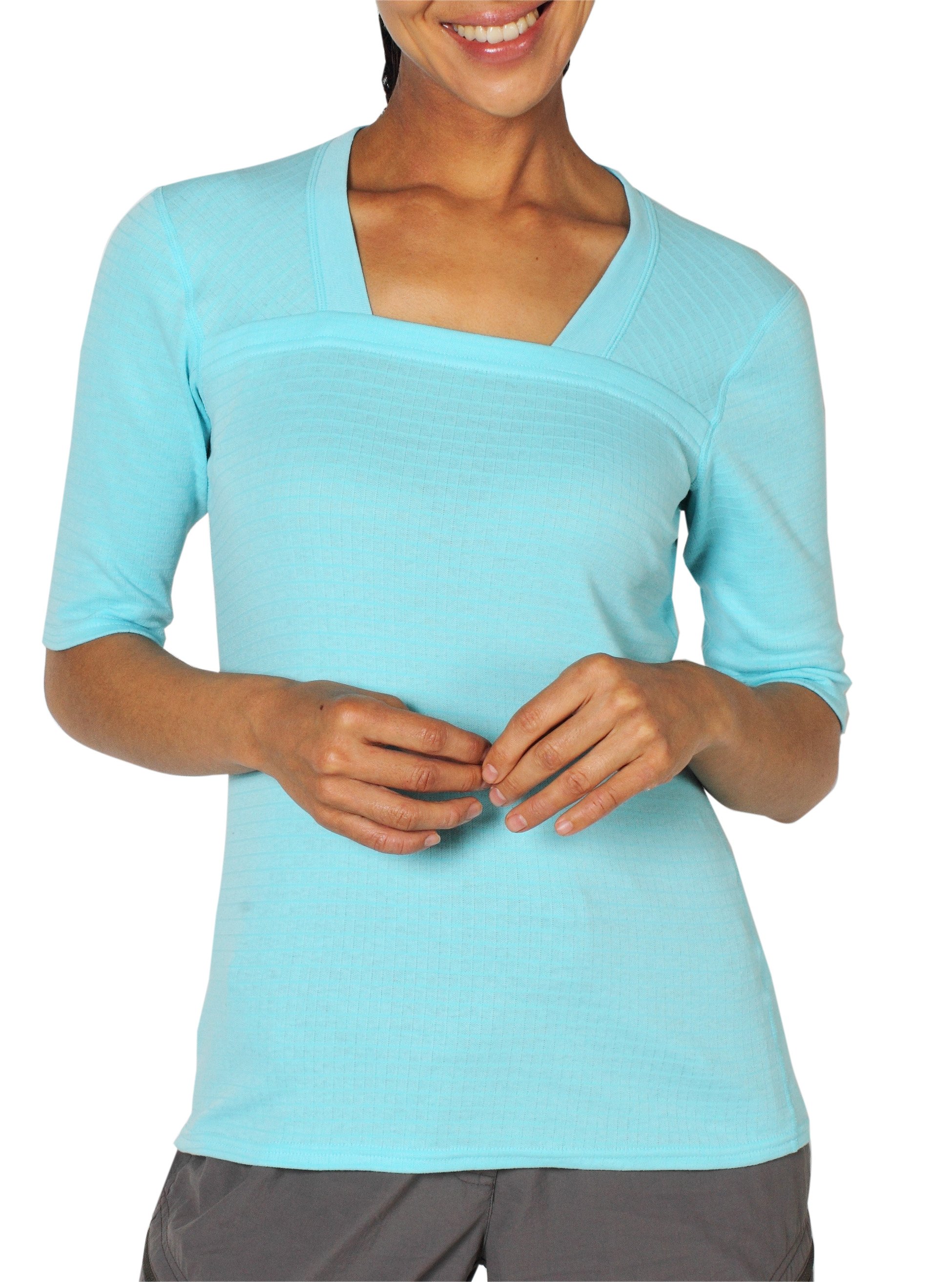 The ExO Dri Lattice Tee is a performance shirt with a stylish look, and ...