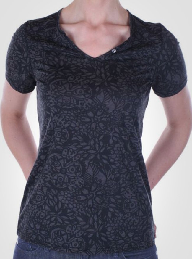 Women's aZa™ Notch Neck Short-Sleeve Shirt