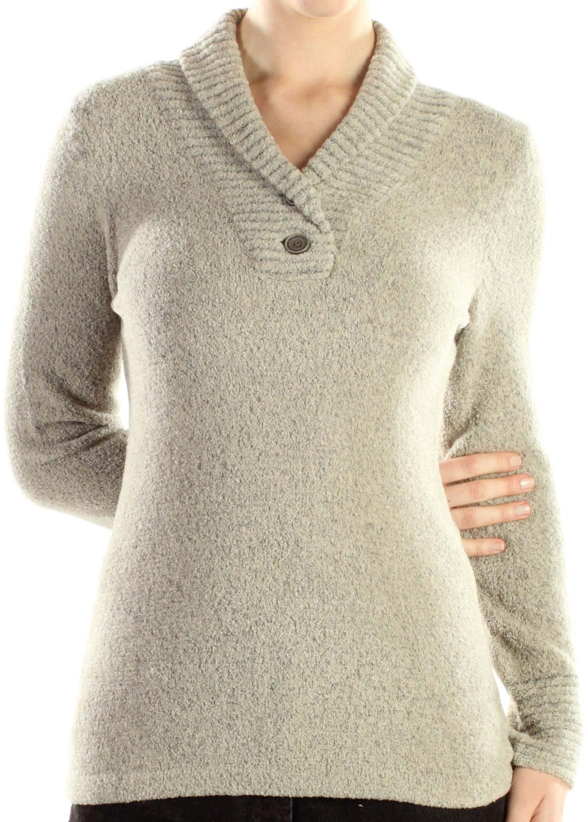 You'll never get caught out in the cold with the Vona Shawl Collar sweater. ...