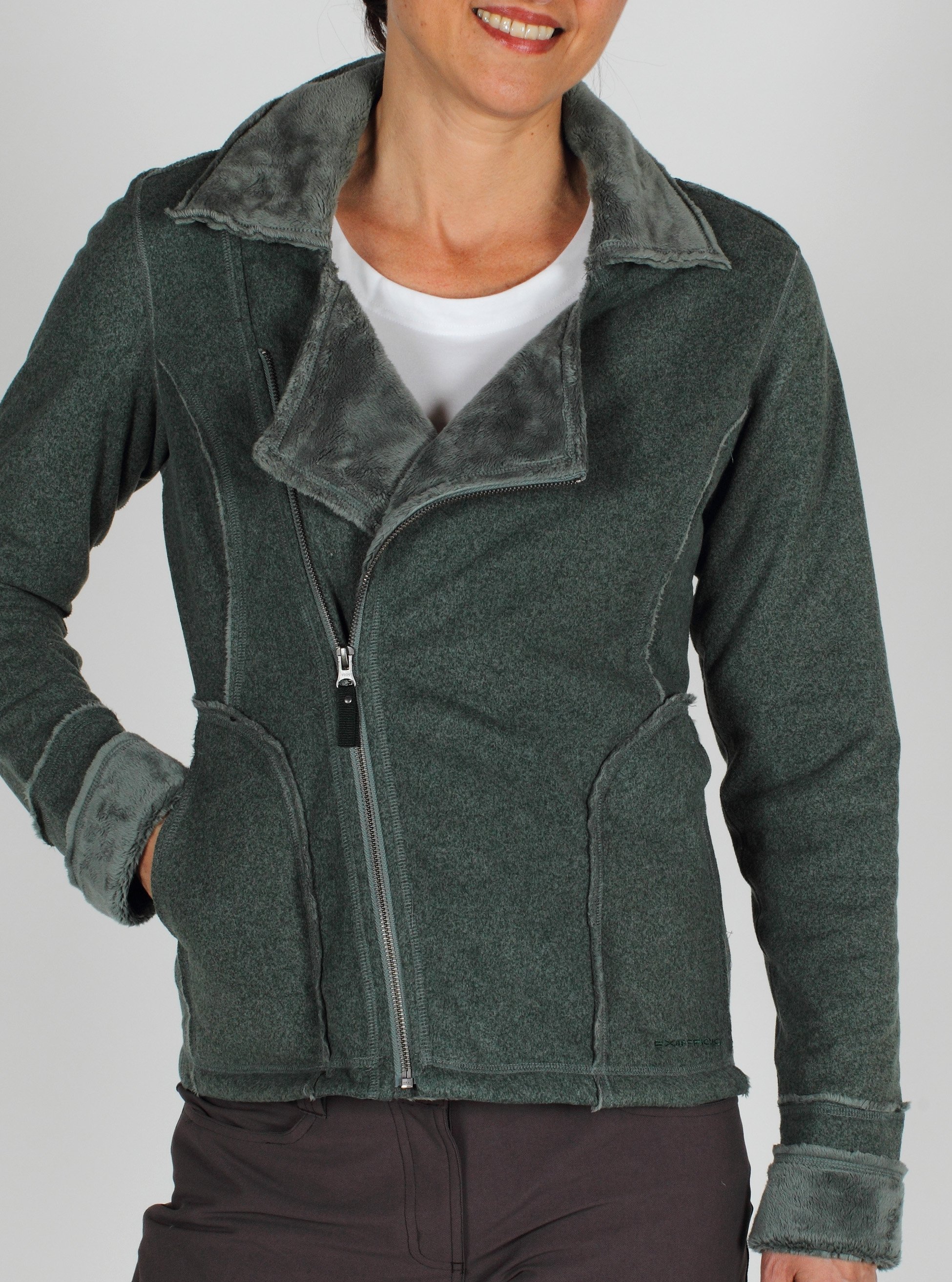 Stay stylish and cozy with the Persian Fleece Jacket. Featuring raw edging, ...
