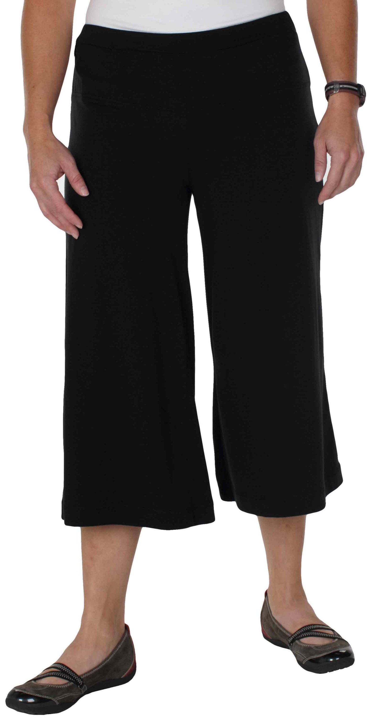 The versatile Go-To Palazzo Capri has an elegantly casual silhouette that ...