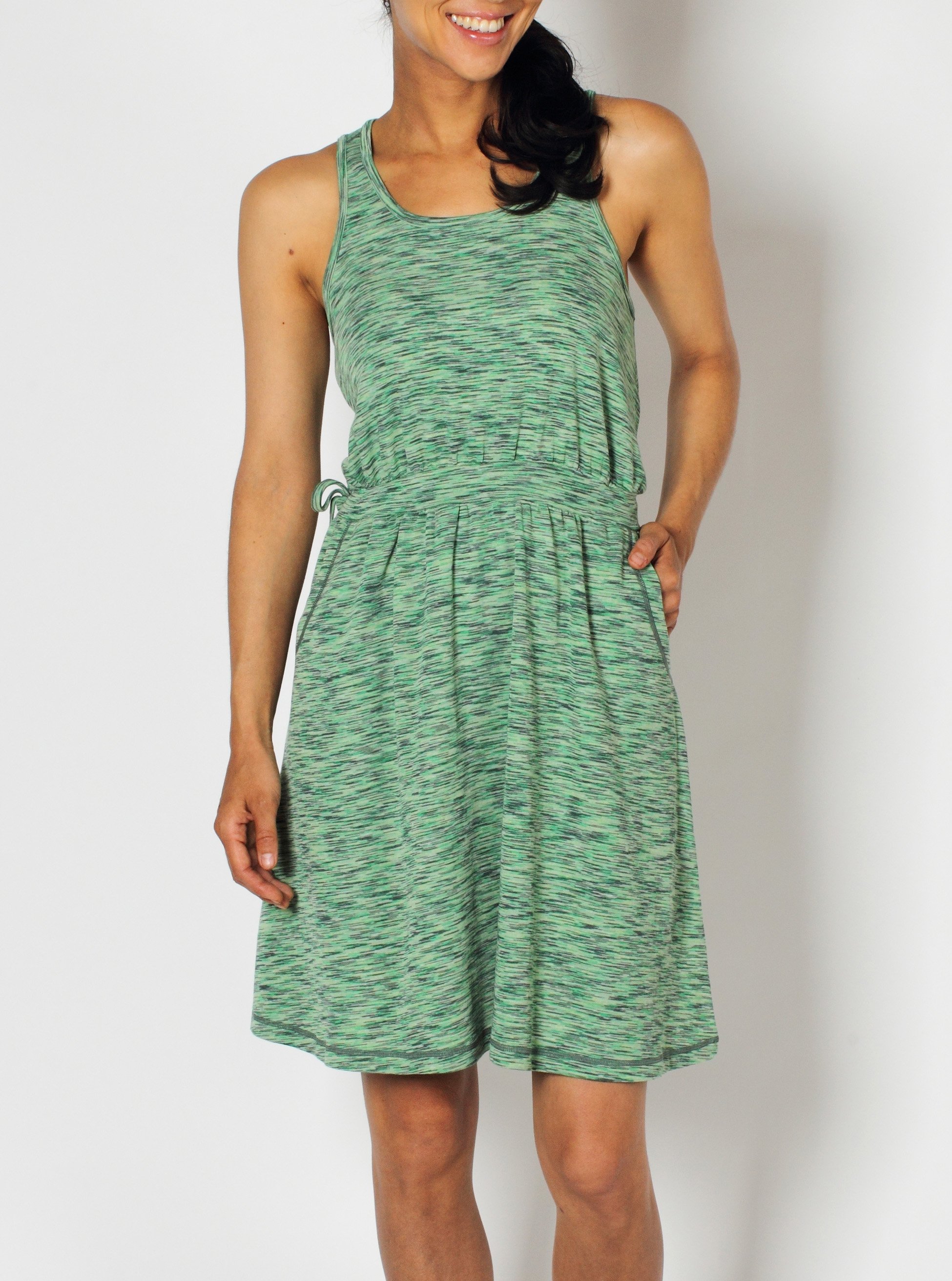 Travel in style with the Chica Cool Tank Dress. This fun space-dye dress has ...