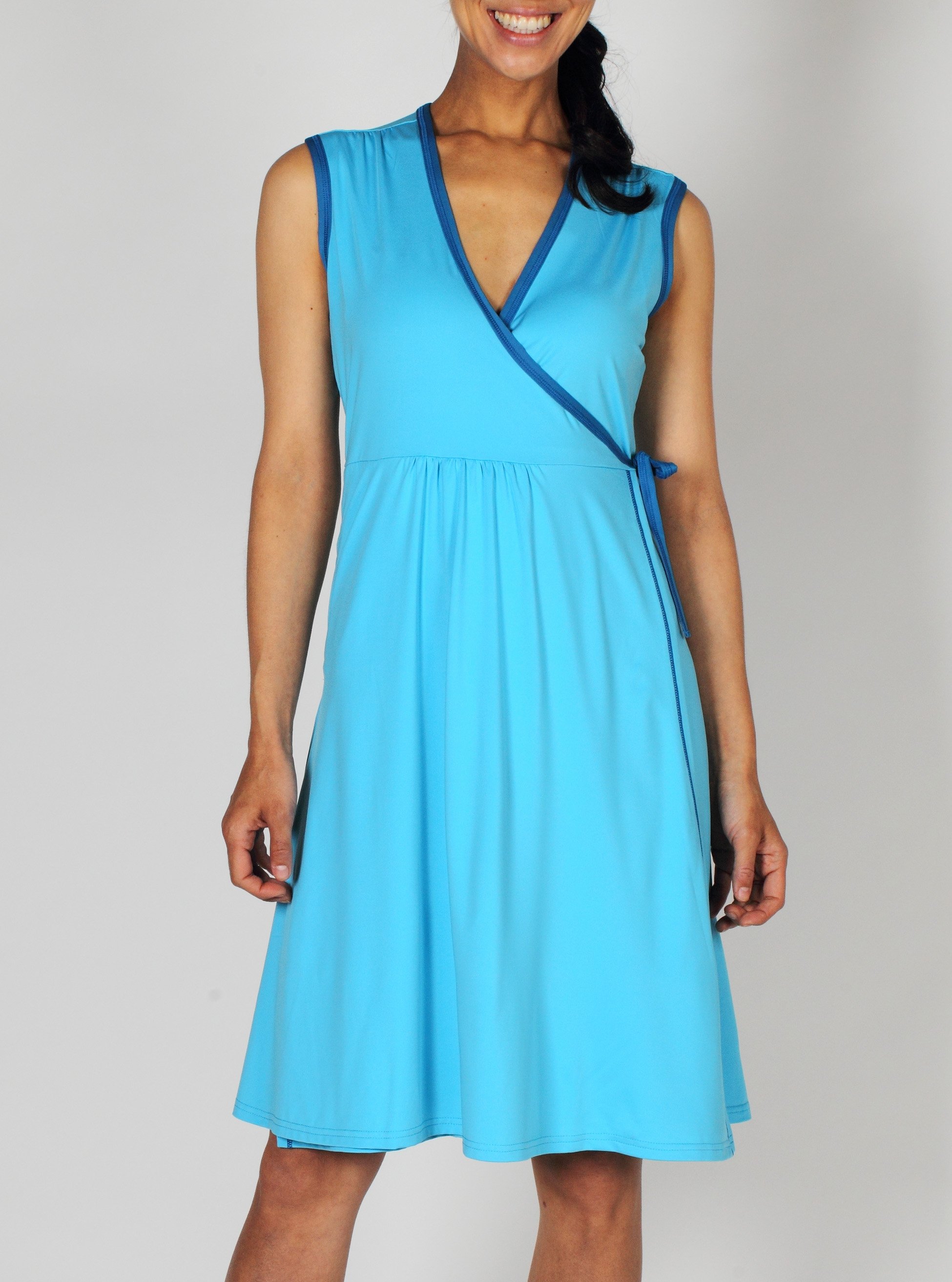 The Sol Cool™ Wrap Dress is amazingly versatile. Wear it out to dinner one ...