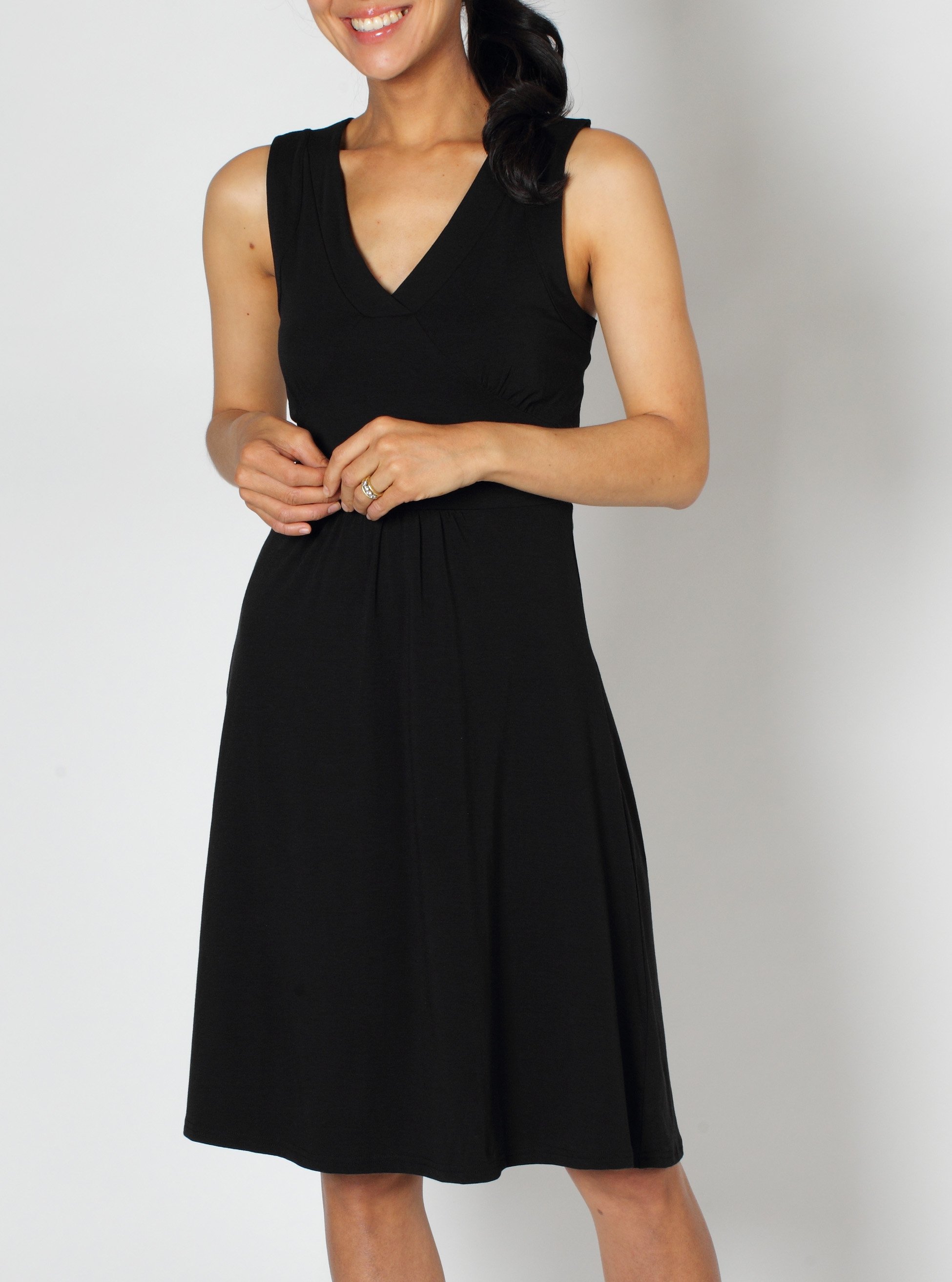 The Go-To Crossback Dress features dri release ® with Fresh Guard® to keep ...