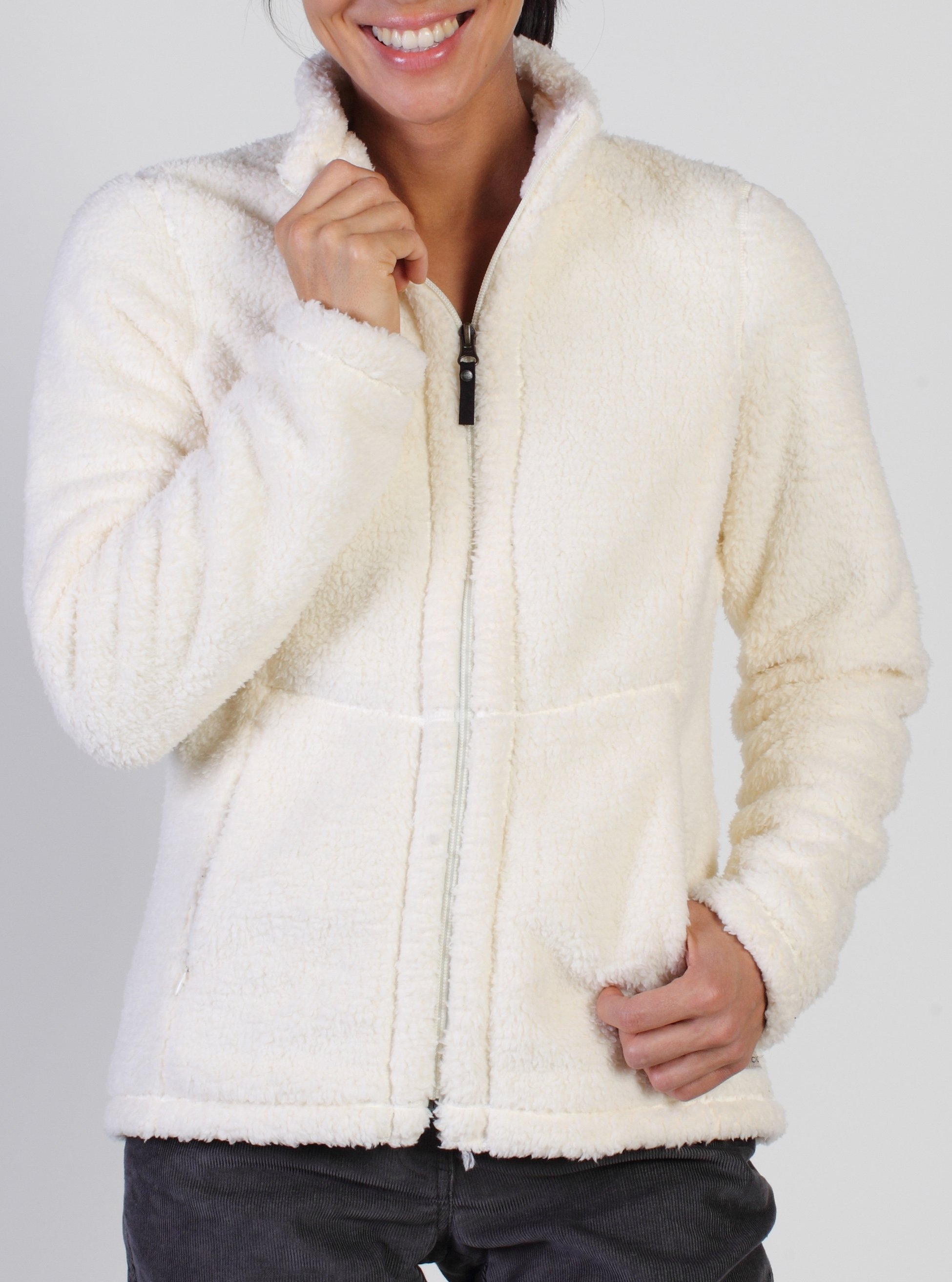 This cozy fleece Sheeba Jacket is a fantastic lounge around layer.