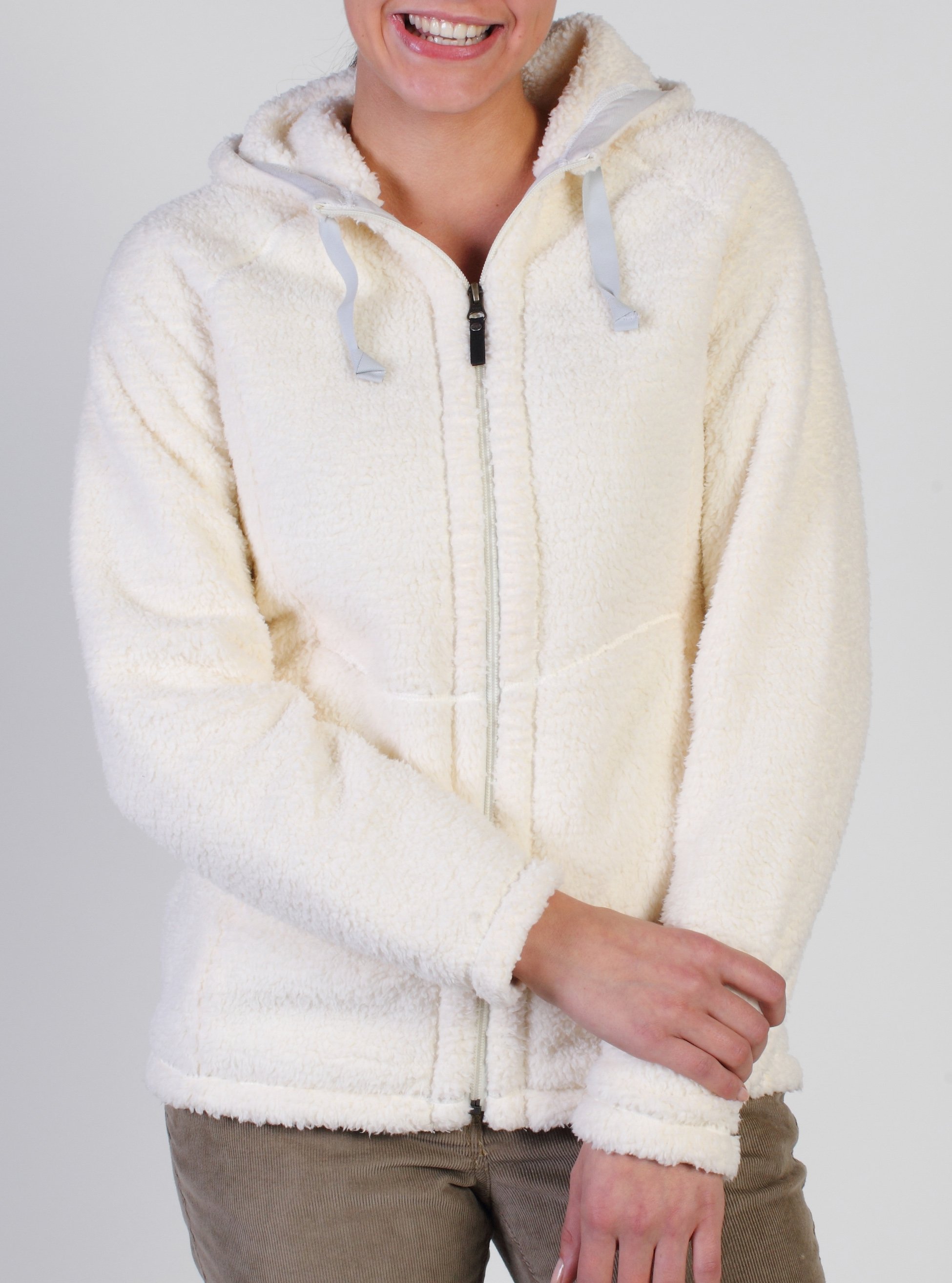 This cozy fleece Sheeba Hoody is a fantastic lounge around layer.