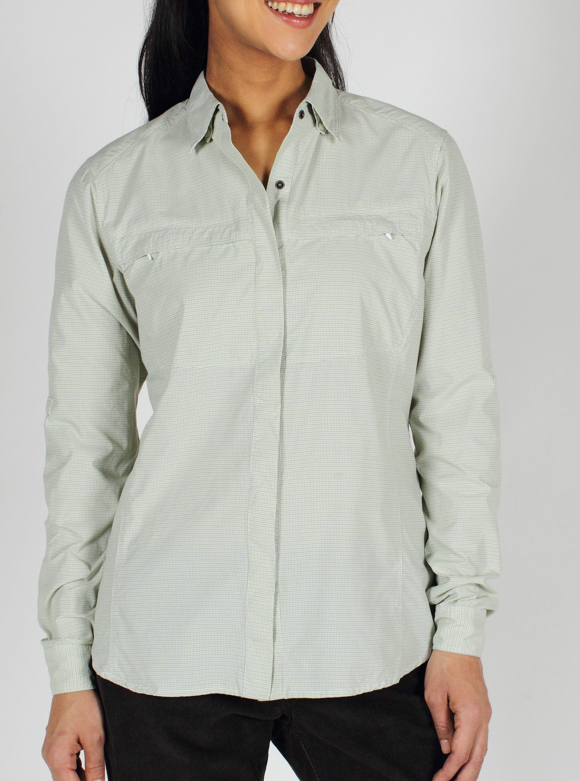 The BugsAway Halo Check shirt provides protection in a stylish pattern. It is...