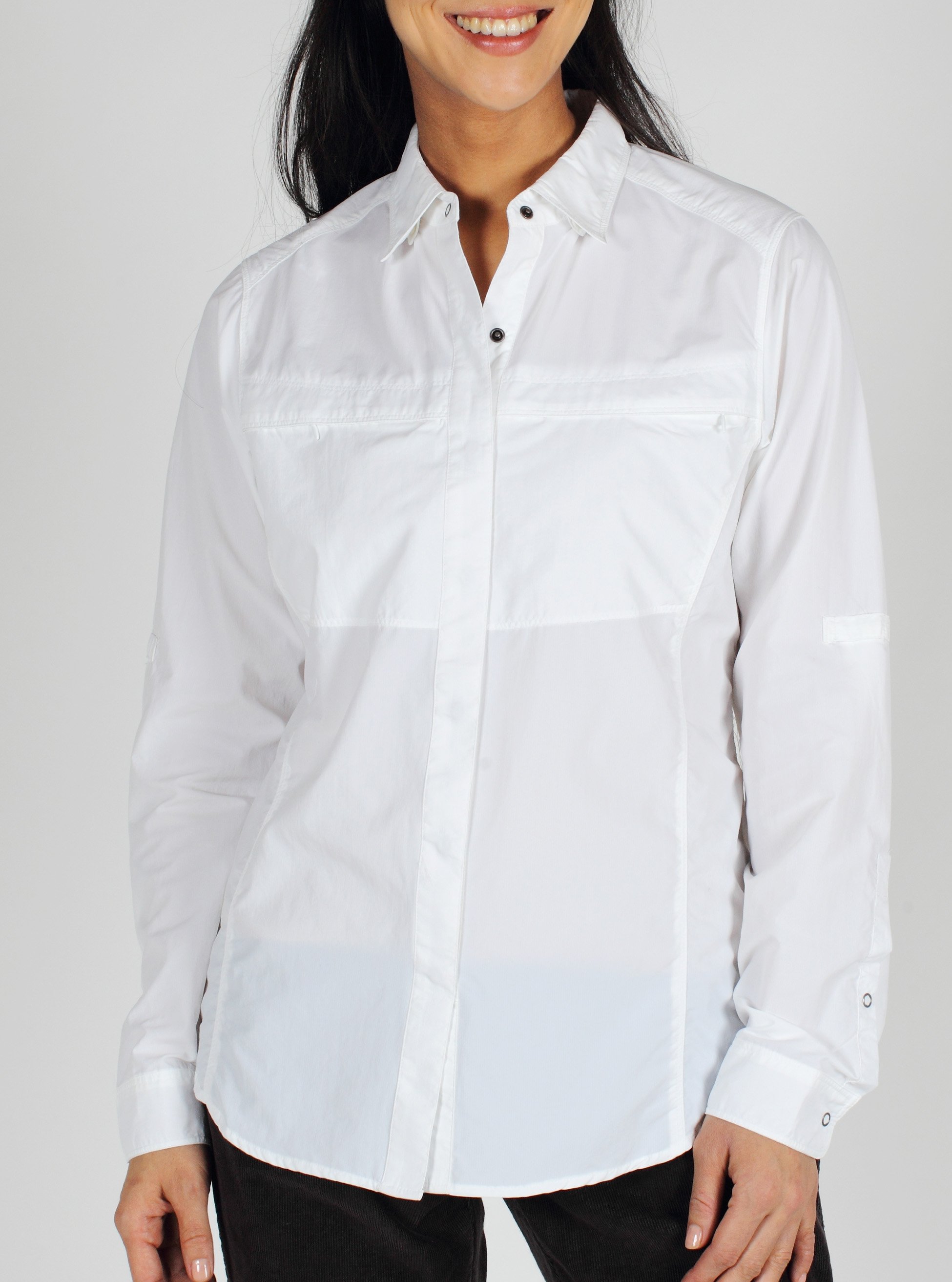 The BugsAway Halo shirt is crafted from sun protective lightweight nylon and ...