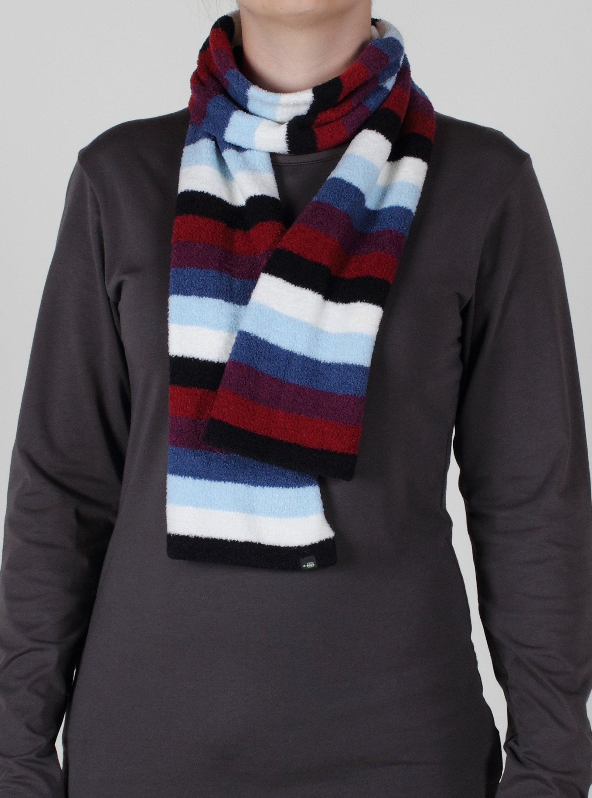 The Irresistible Neska 6 Stripe Scarf is as fun as it is soft. The dramatic ...