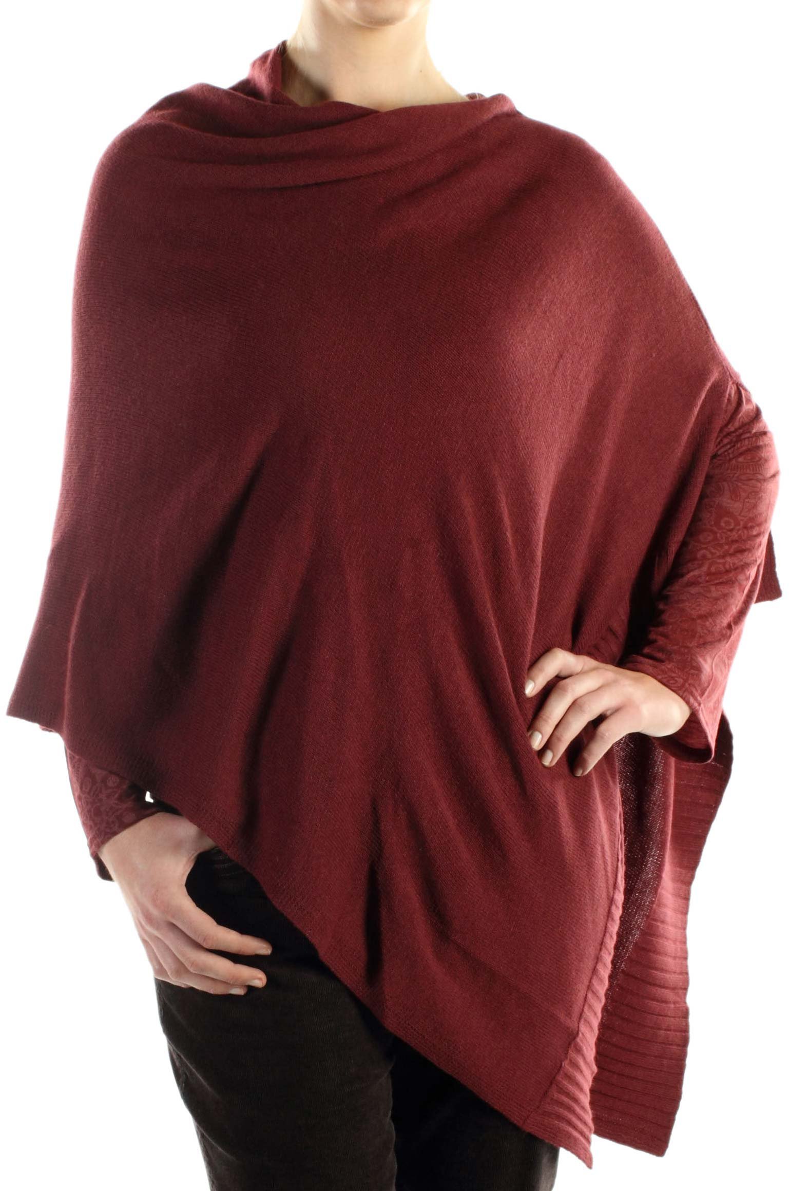The Senora Angora poncho will be the most versatile piece in your closet. ...