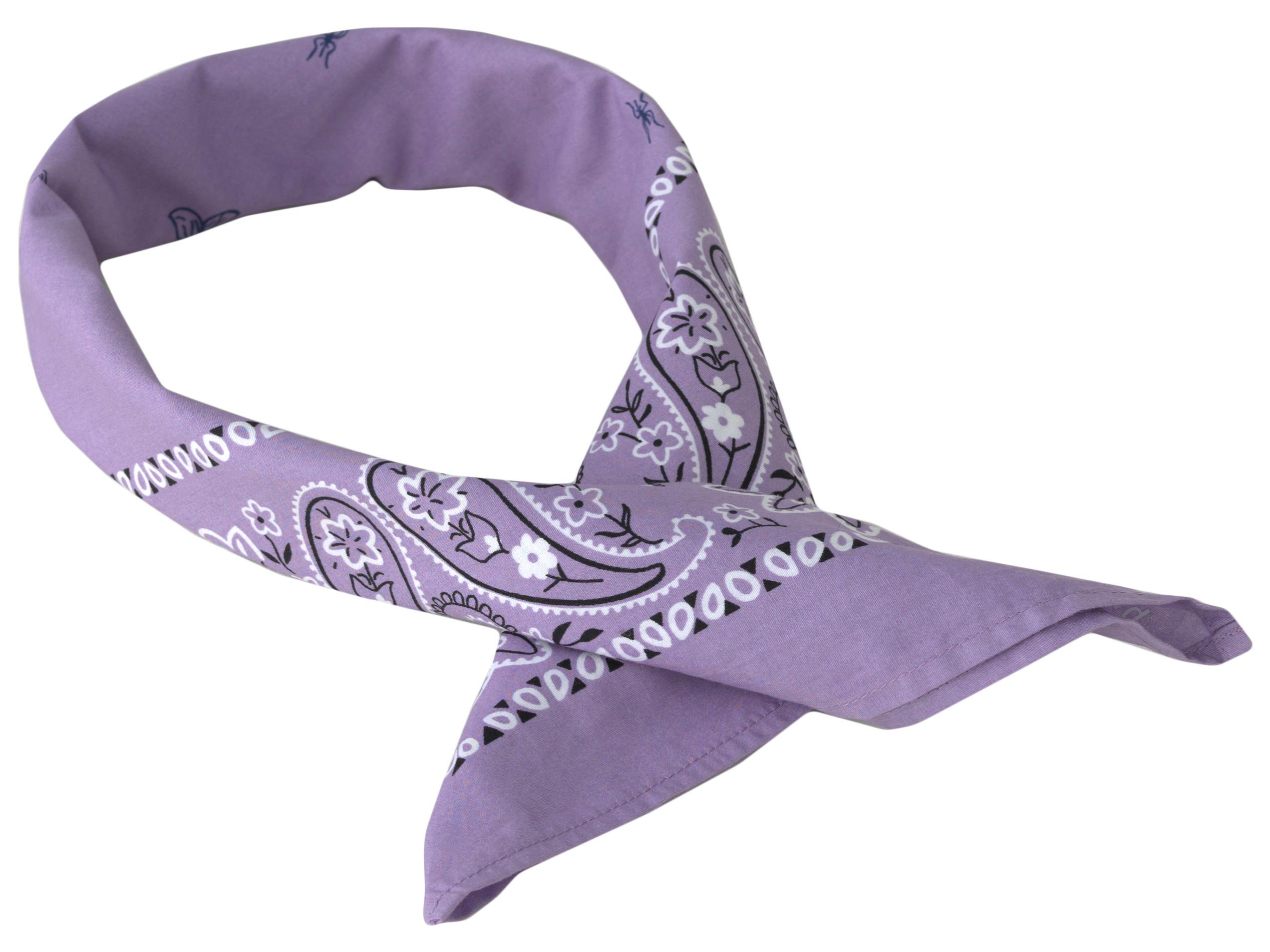 The BugsAway Paisley Bandana provides long-lasting, effective and convenient ...