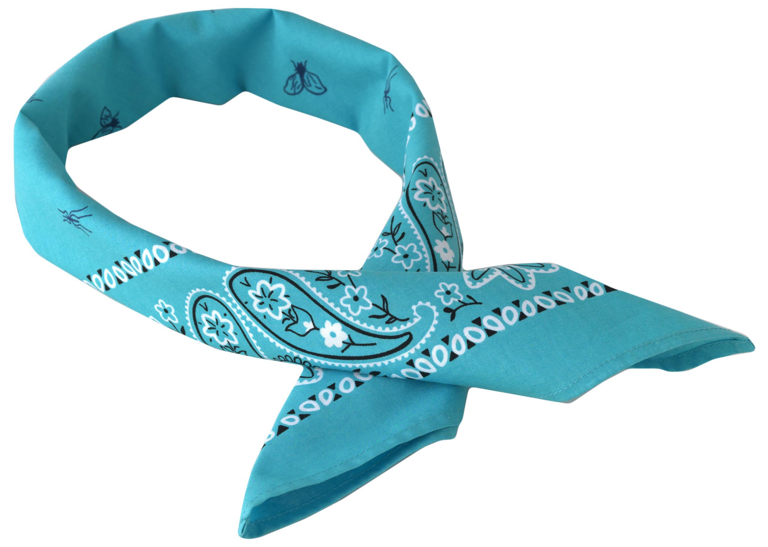 BugsAway® Paisley Bandana