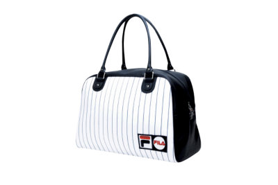 heritage stripe medium bowler duffle