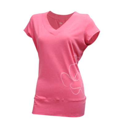heathered cap sleeve top