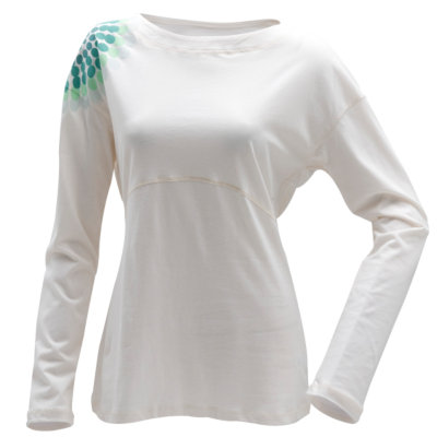 boat neck long sleeve tee