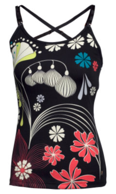 oriental garden print cami