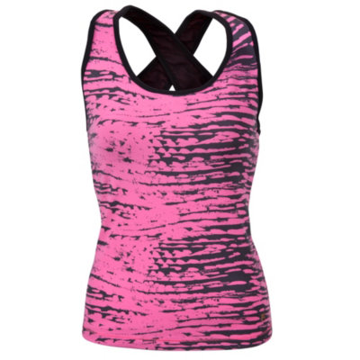 Animal print keyhole tank