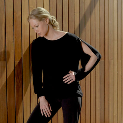 Open sleeve top