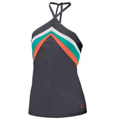 Center court halter tank