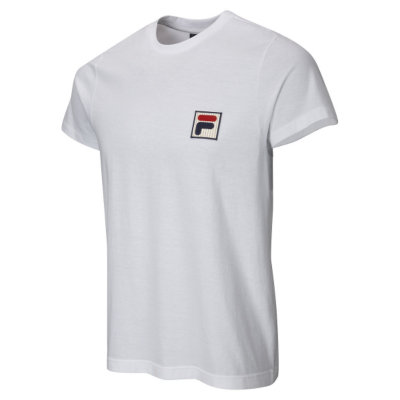 woven f-box patch tee