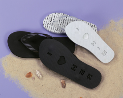 "I Love Him/Her" Flip-Flops