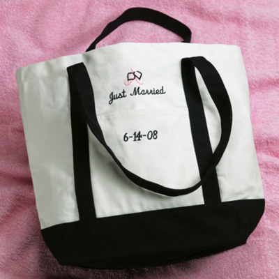 "Just Married" CanvasTote