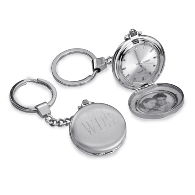 Pocket Watch With Photo Holder for Groomsmen