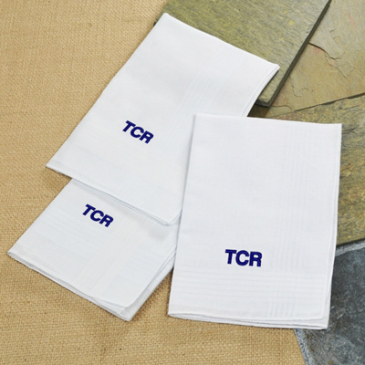 Men's Personalized Handkerchiefs - Set of 3