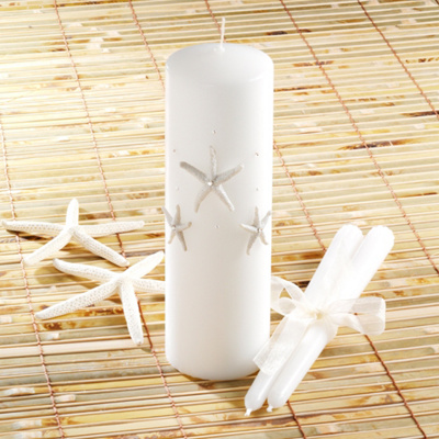 Starfish Unity Candle and Tapers Set