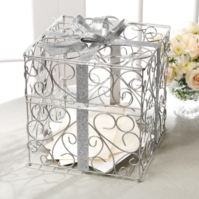 Unique Card Boxes  Weddings on Like Bird Cage Wedding Money Card Box   39 95 Elegant Wedding Gift