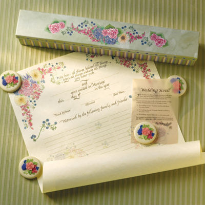 Guest Wedding Scroll for the Reception