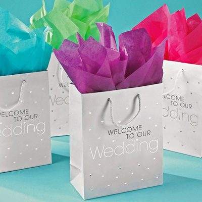 Festive Wedding Welcome Bags