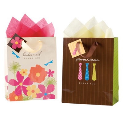Personalized Wedding Gift Bags on Wedding Party Thank You Gift Bags   Gift Bags