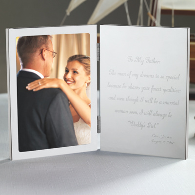 Engraved Wedding Picture Frames on To My Father Tablet Frame   Father Of The Bride Tablet Frame