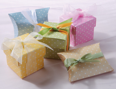 Sample, Polka Dot Favor Box