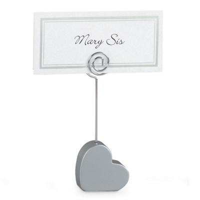 Heart Wedding Place Card Holder