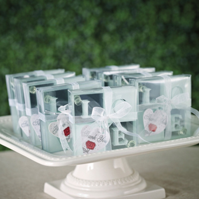 L-O-V-E Coasters Wedding Favor