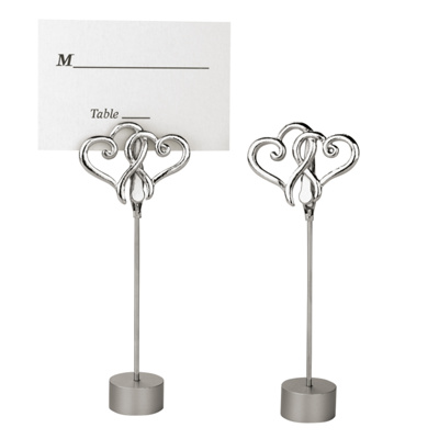 Twin Heart Place Card Holder