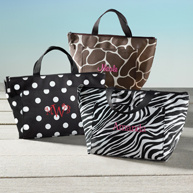 Playful Print Lunch Tote