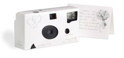 Twin Hearts 27-Exposure Wedding Reception Camera