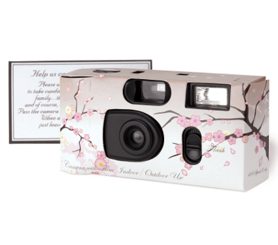 Cherry Blossoms 27-Exposure Camera for the Wedding Reception