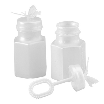 2" Butterfly Top Wedding Bubbles Case of 24