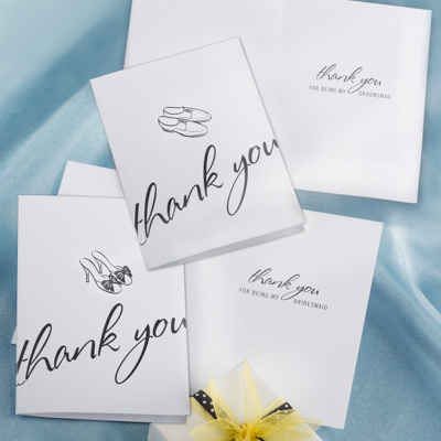 Thank You Cards for Your Attendants - Set of 5