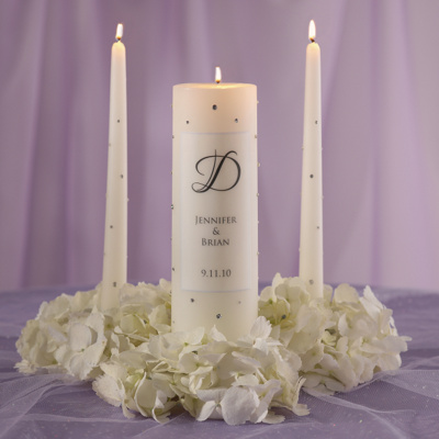 Crystal Unity Candle - Pillar