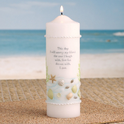 Coastal Mist Wedding Unity Candle