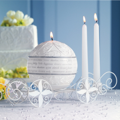 Fairytale Unity Candle and Holder