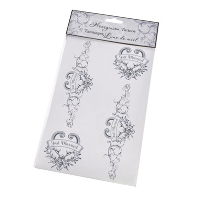 Bride Just Married Temporary Tattoos