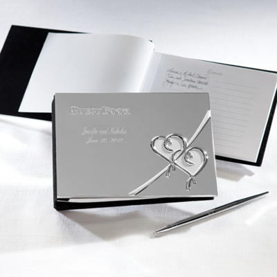 Lenox True Love Wedding Guest Book and Pen Set